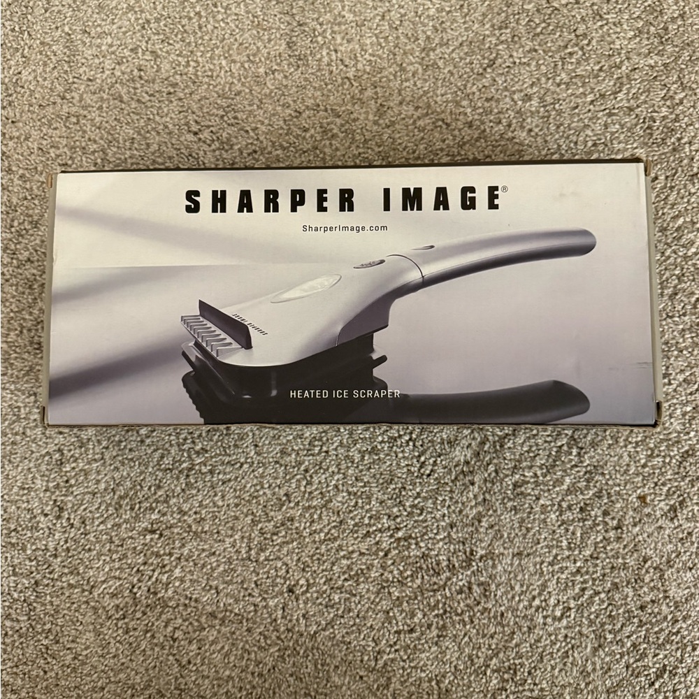 Sharper Image Heated Ice Scraper with LED Light